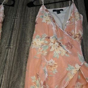 Only worn once suede dress